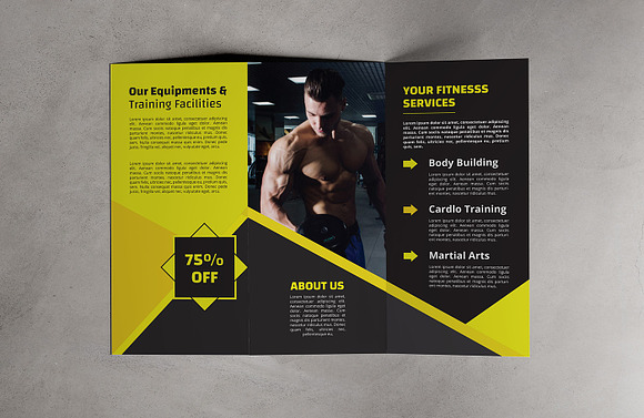 Your Personal Fitness Brochure in Brochure Templates - product preview 4