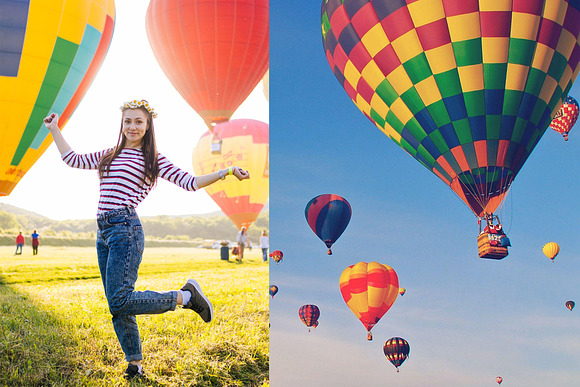 100 Hot Air Balloon Photo Overlays in Objects - product preview 6