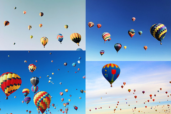 100 Hot Air Balloon Photo Overlays in Objects - product preview 8
