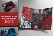 Fitness Gym Trifold Brochure
