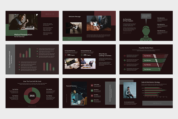 Maloa : Pitch Deck Keynote in Keynote Templates - product preview 7