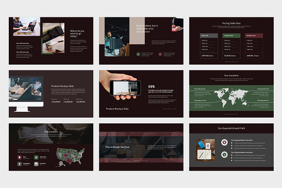 Maloa : Pitch Deck Keynote in Keynote Templates - product preview 9