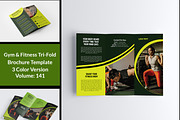 GYM Tri Fold Brochure Template