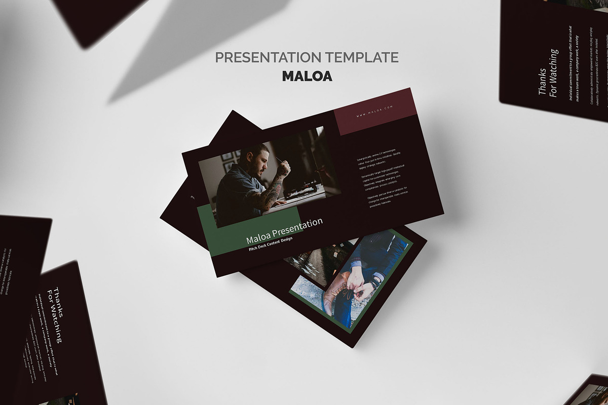 Maloa : Pitch Deck Google Slides in Google Slides Templates - product preview 8
