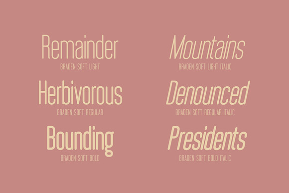Braden Soft in Sans-Serif Fonts - product preview 4
