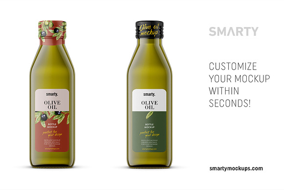 Olive oil mockup in Product Mockups - product preview 2