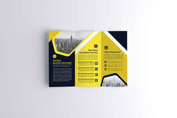 Corporate Business TriFold Brochure in Brochure Templates - product preview 4