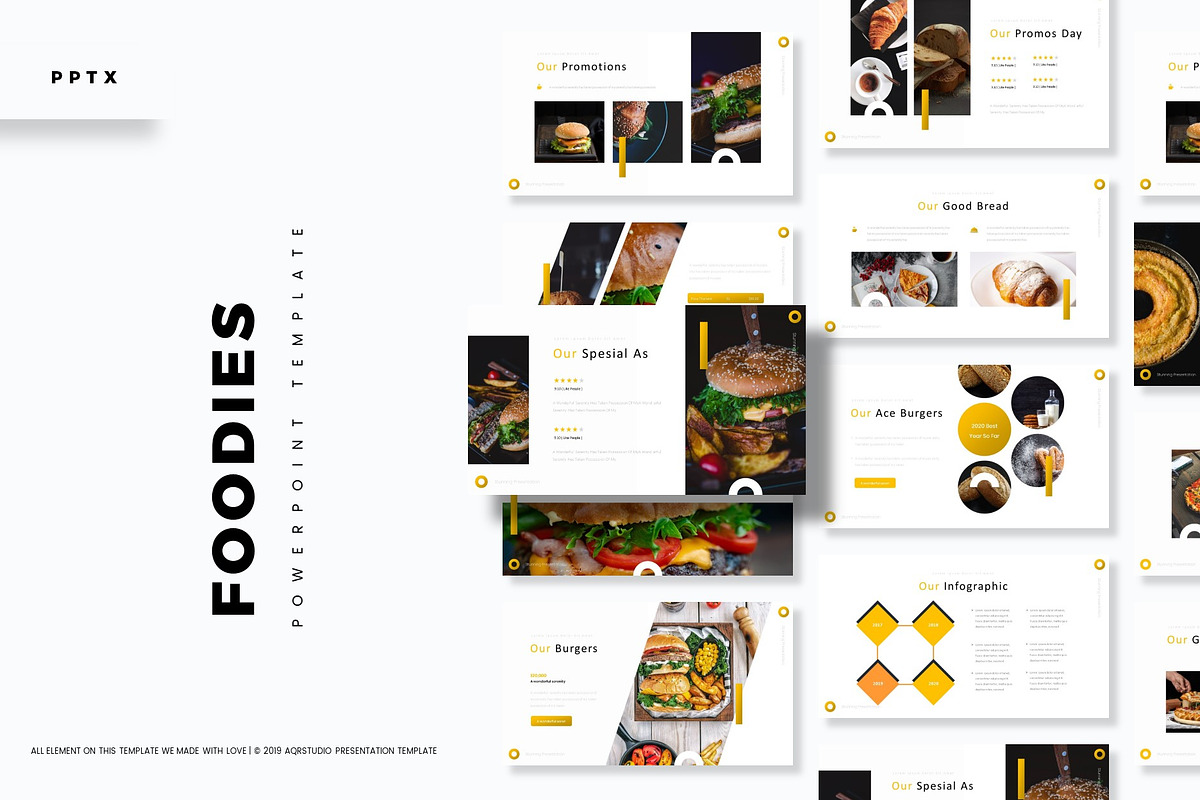 Foodies - Powerpoint Template in PowerPoint Templates - product preview 8