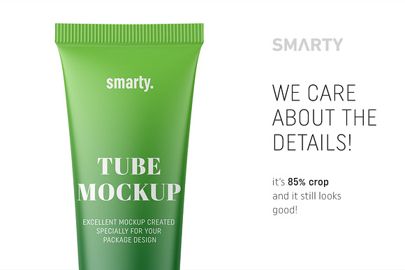Cosmetic tube mockup in Product Mockups - product preview 3