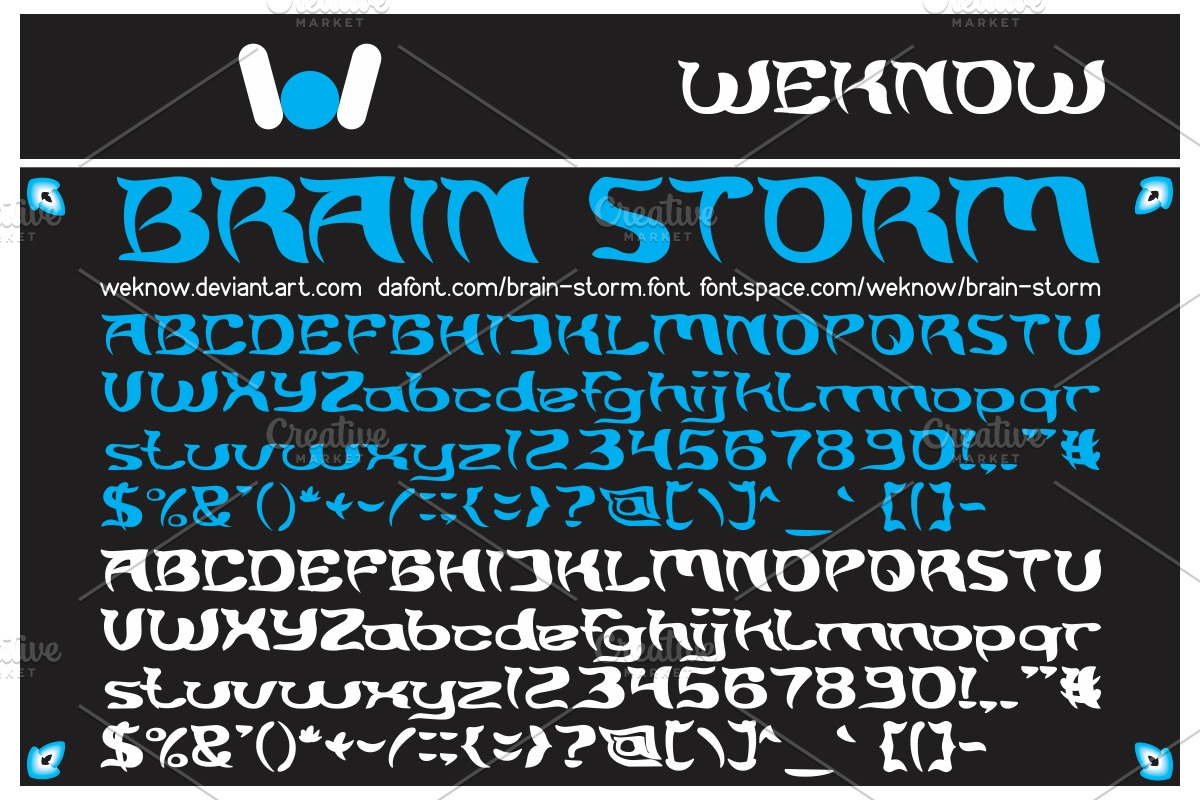 Brain Storm Font in Display Fonts - product preview 8