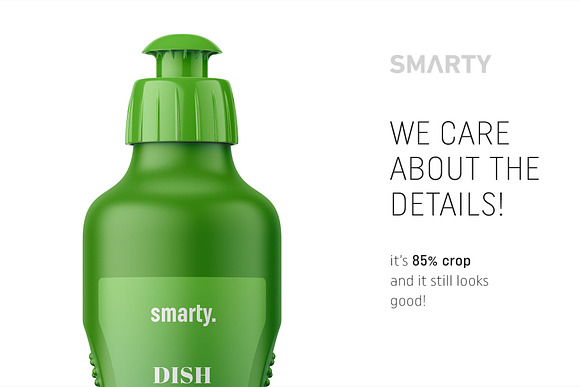 Dish wash bottle mockup in Product Mockups - product preview 3