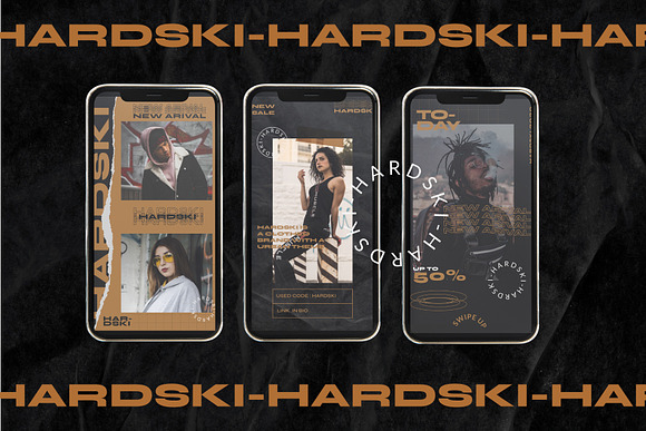 HARDSKI - Instagram Template in Instagram Templates - product preview 3