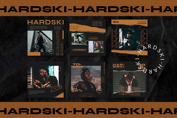 HARDSKI - Instagram Template in Instagram Templates - product preview 8