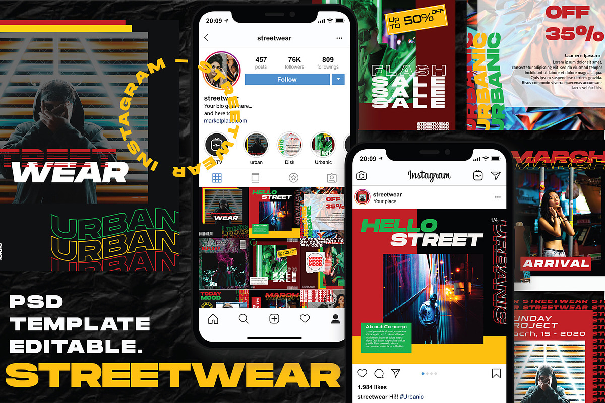 STREETWARE - Instagram Template in Instagram Templates - product preview 8