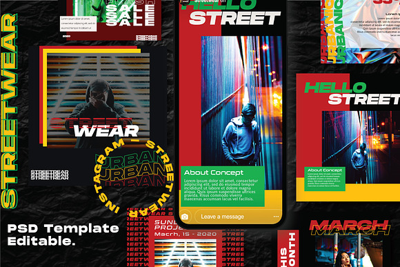 STREETWARE - Instagram Template in Instagram Templates - product preview 2