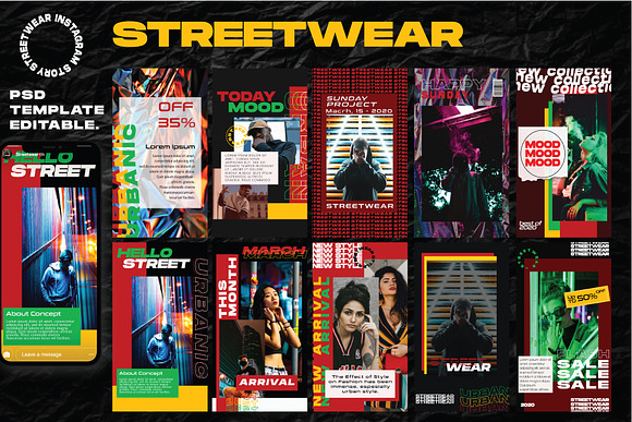 STREETWARE - Instagram Template in Instagram Templates - product preview 3