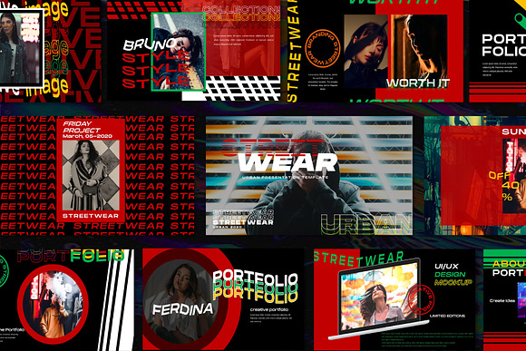 STREETWEAR - PowerPoint Template in PowerPoint Templates - product preview 1