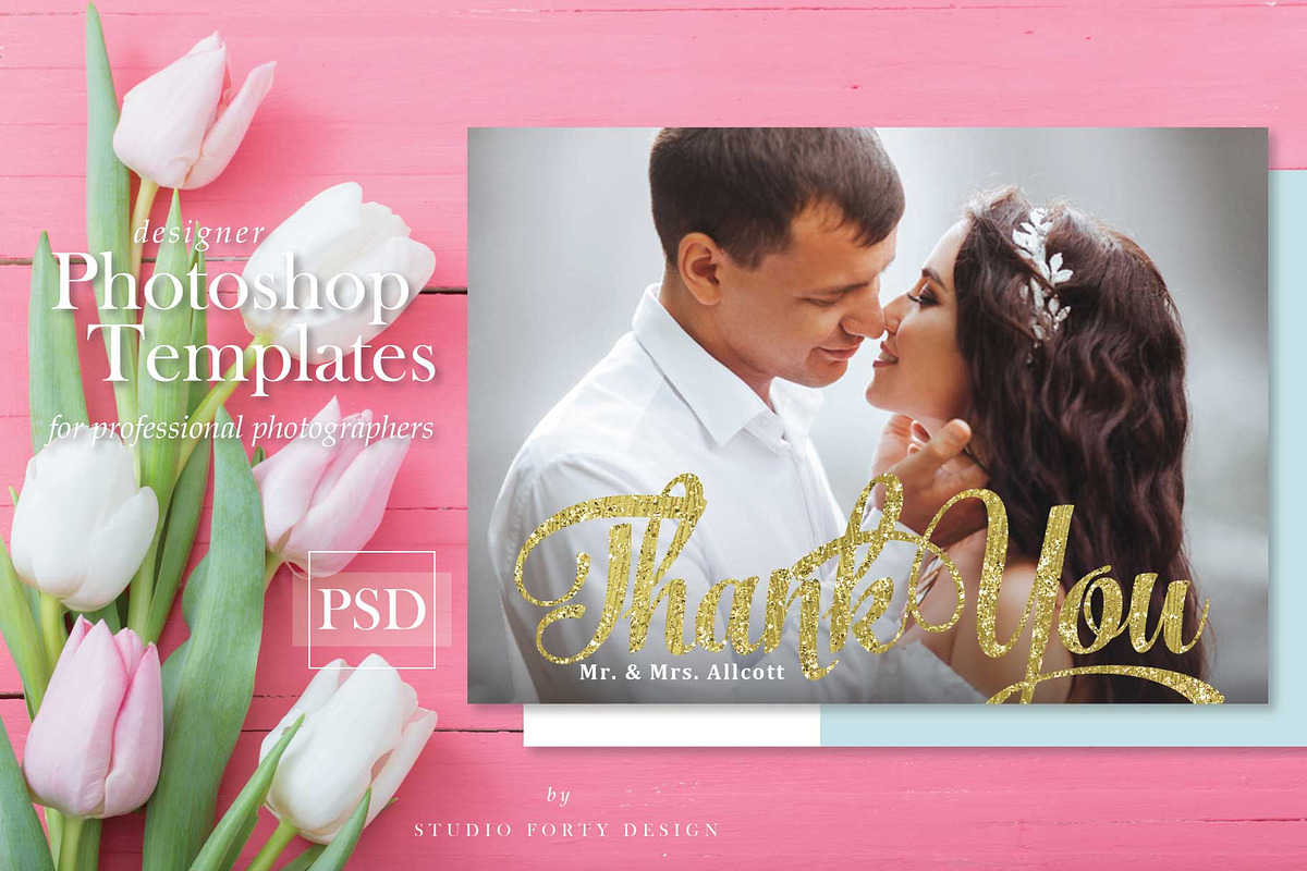 Glamorous Thank You TY105 in Wedding Templates - product preview 8