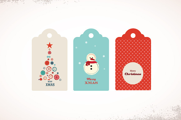 Christmas Cards and Tags in Illustrations - product preview 1