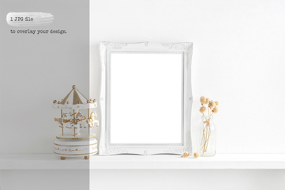 8x10 nursery frame mockup in Mockup Templates - product preview 4