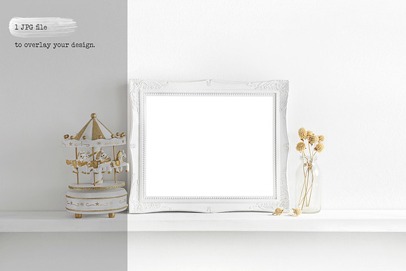 8x10 nursery frame mockup in Mockup Templates - product preview 4