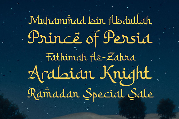 Khodijah - Arabic Style in Display Fonts - product preview 9