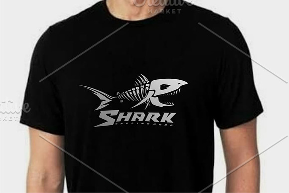 Skull Shark in Logo Templates - product preview 5