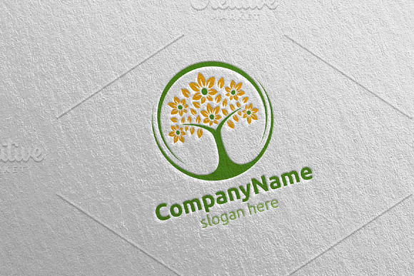 Tree Digital Financial Invest Logo in Logo Templates - product preview 1