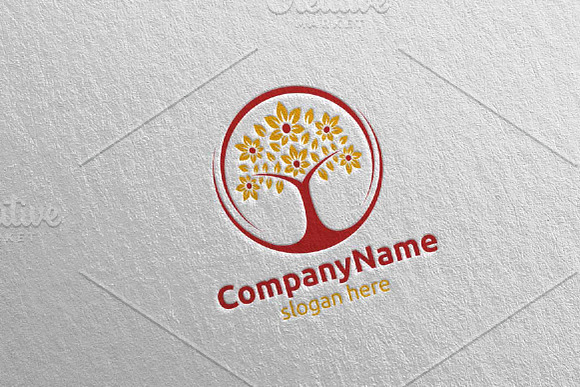 Tree Digital Financial Invest Logo in Logo Templates - product preview 2
