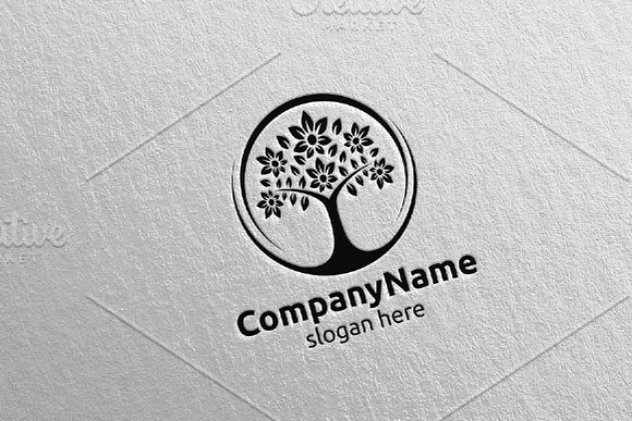 Tree Digital Financial Invest Logo in Logo Templates - product preview 4