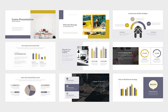 Luroa : Pitch Deck Powerpoint in PowerPoint Templates - product preview 7