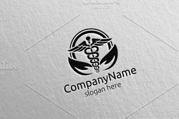 Medical Health Care Logo in Logo Templates - product preview 4