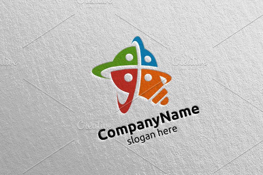 Bulb Creative Idea Logo in Logo Templates - product preview 8