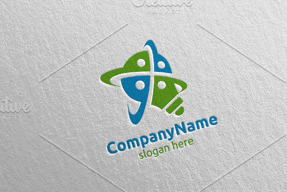 Bulb Creative Idea Logo in Logo Templates - product preview 1