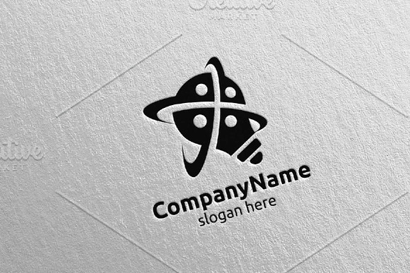 Bulb Creative Idea Logo in Logo Templates - product preview 4