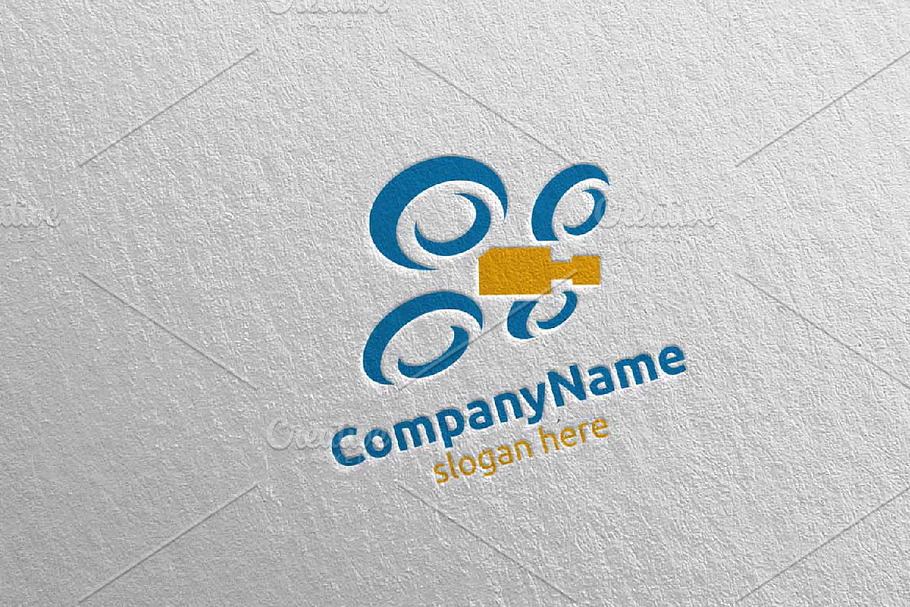 Drone Video Photo Photography Logo in Logo Templates - product preview 8