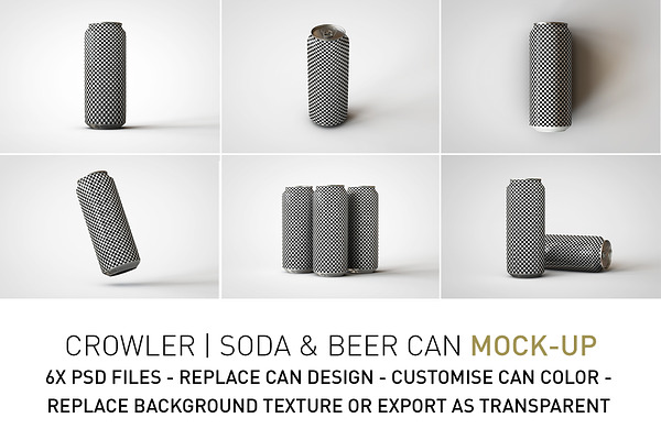 Crowler Beer Can | Soda Can Mock-Up