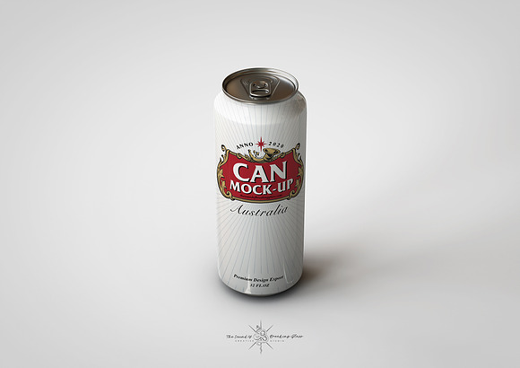 Crowler Beer Can | Soda Can Mock-Up in Product Mockups - product preview 3