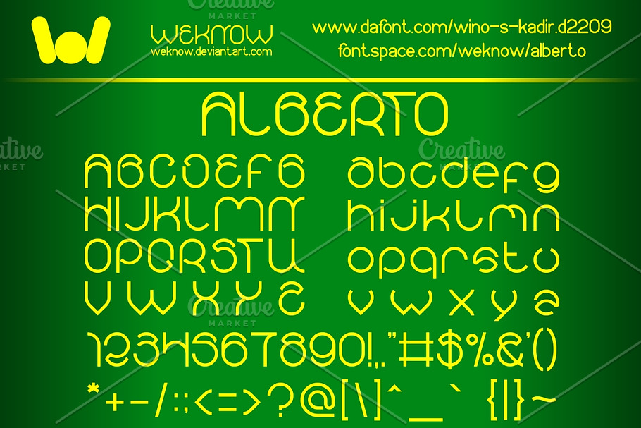 alberto font in Display Fonts - product preview 8