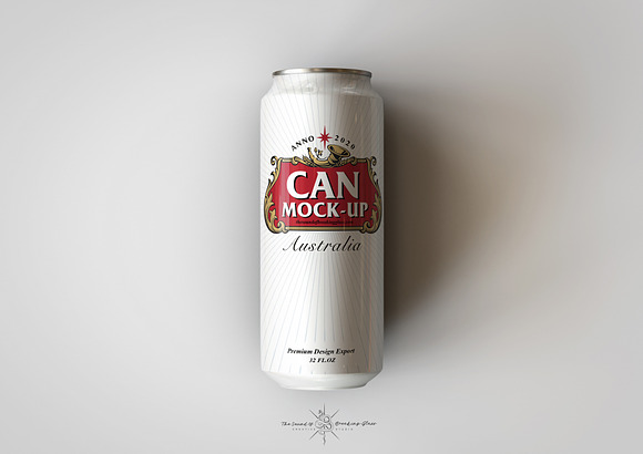 Crowler Beer Can | Soda Can Mock-Up in Product Mockups - product preview 5