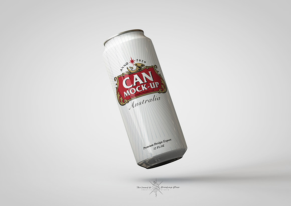 Crowler Beer Can | Soda Can Mock-Up in Product Mockups - product preview 7