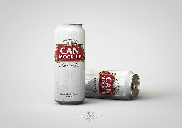 Crowler Beer Can | Soda Can Mock-Up in Product Mockups - product preview 10