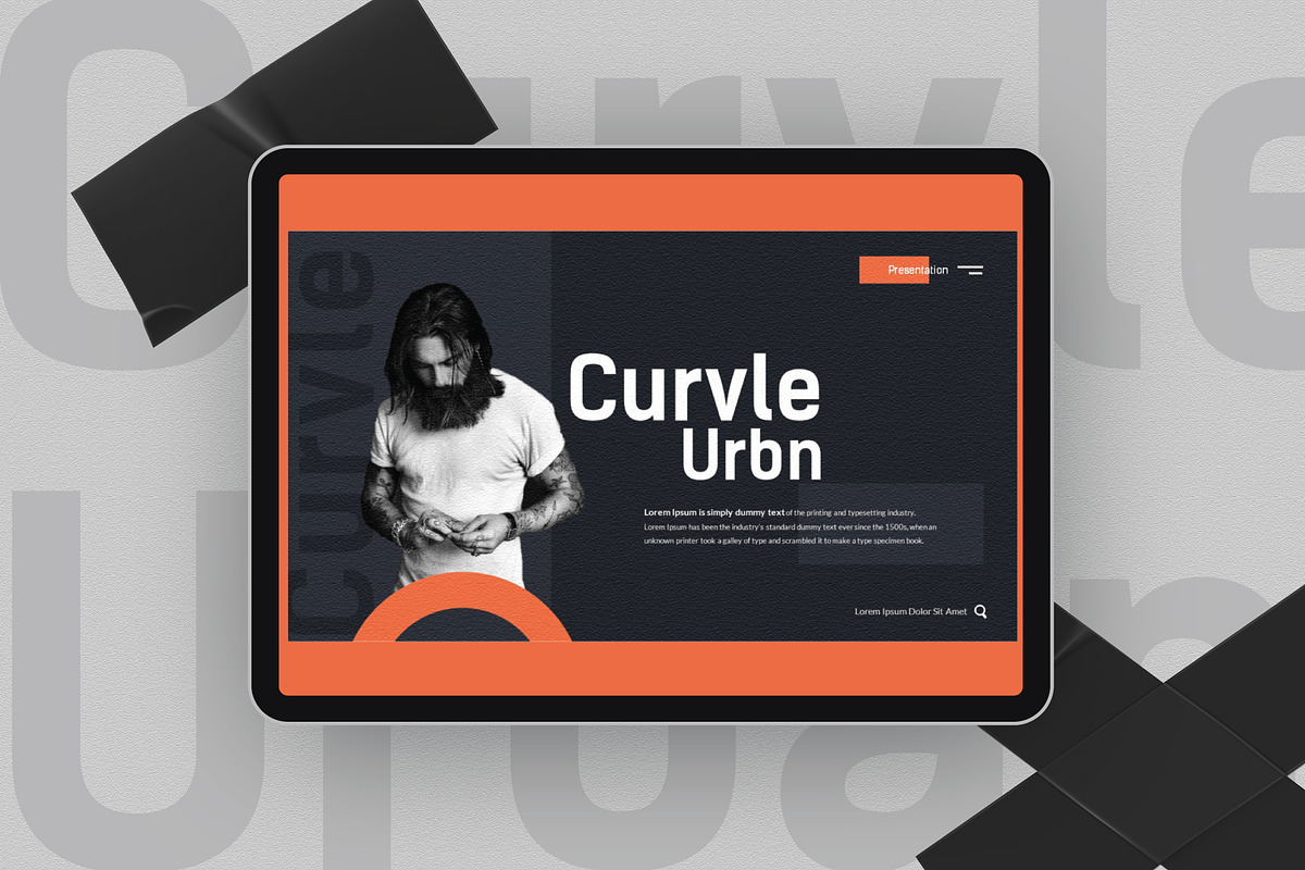 Curvle Urban Powerpoint in PowerPoint Templates - product preview 8