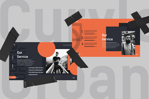 Curvle Urban Powerpoint in PowerPoint Templates - product preview 1