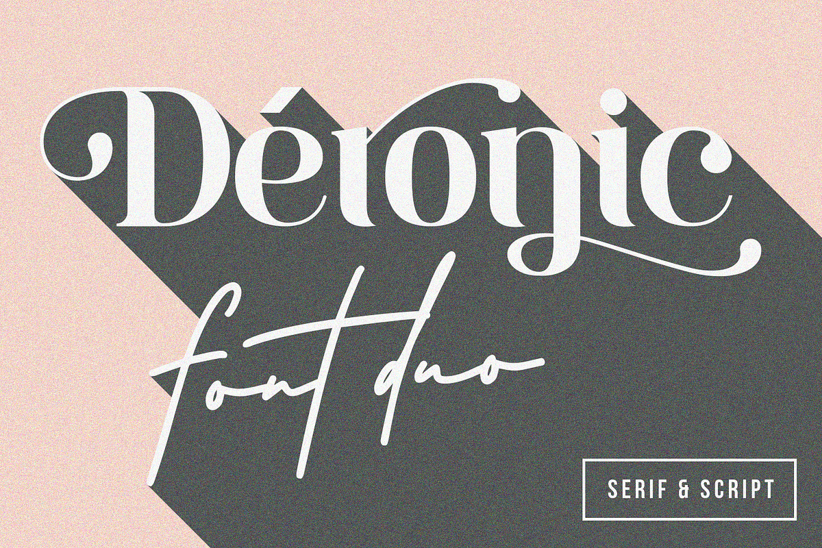 Deronic Font Duo in Display Fonts - product preview 8