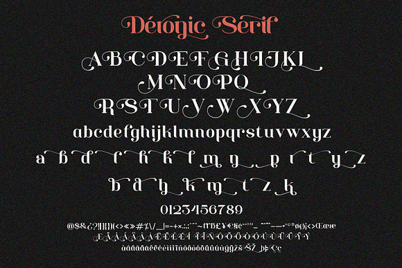 Deronic Font Duo in Display Fonts - product preview 5
