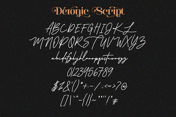 Deronic Font Duo in Display Fonts - product preview 9