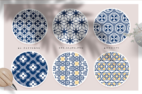 Arabic & Islamic Seamless Patterns in Patterns - product preview 1