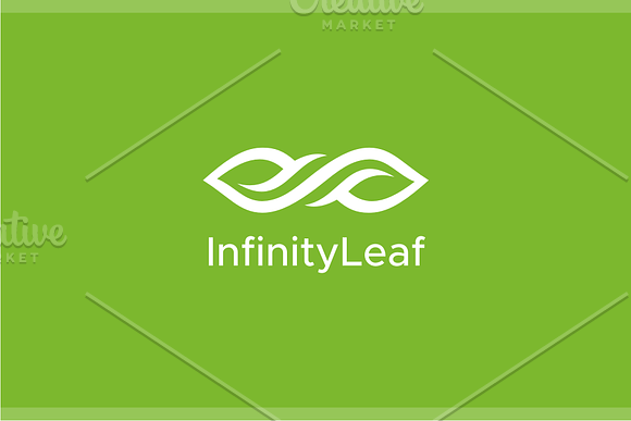 Infinity Leaf Logo in Logo Templates - product preview 1