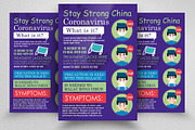 Coronavirus-Stay Strong China Flyer